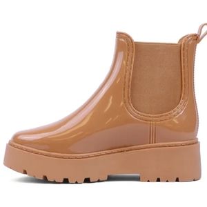 Chelsea Platform Lug Sole Rain Boot